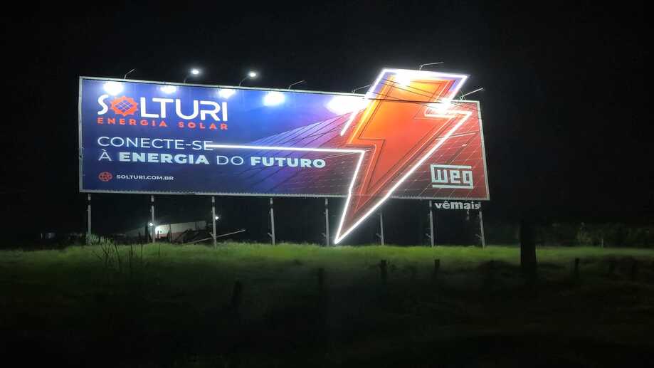 Lona em grande formato